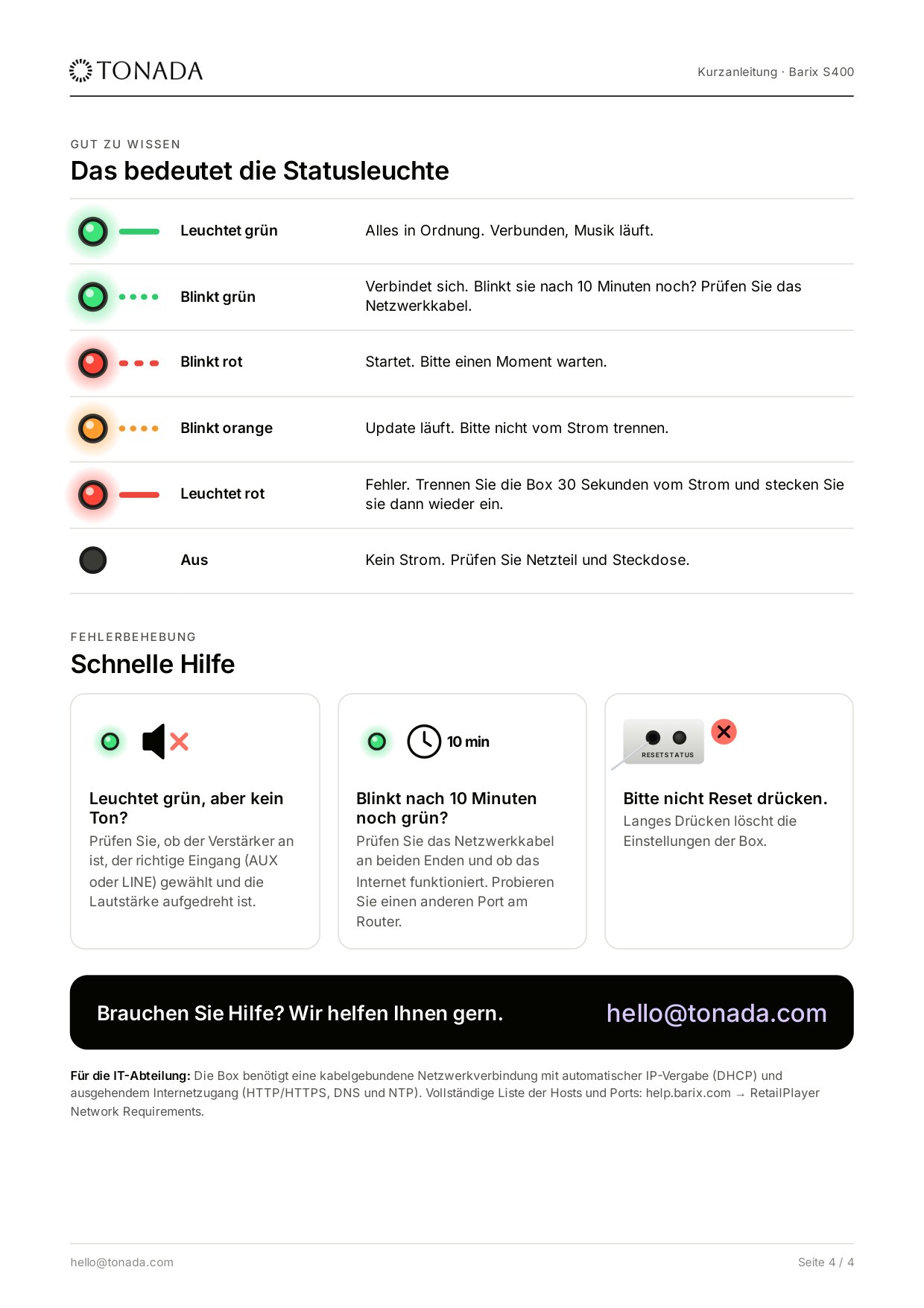 Kurzanleitung 4