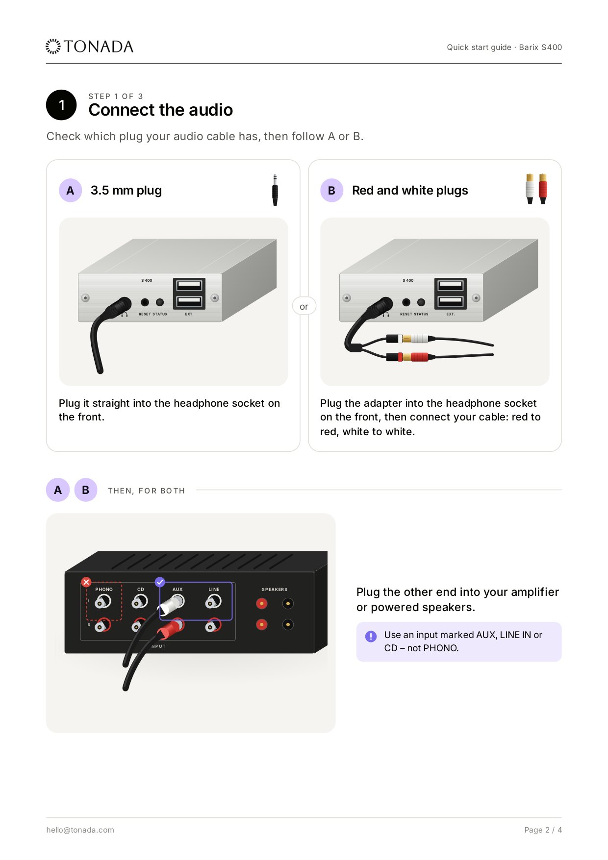 Quick start guide 2