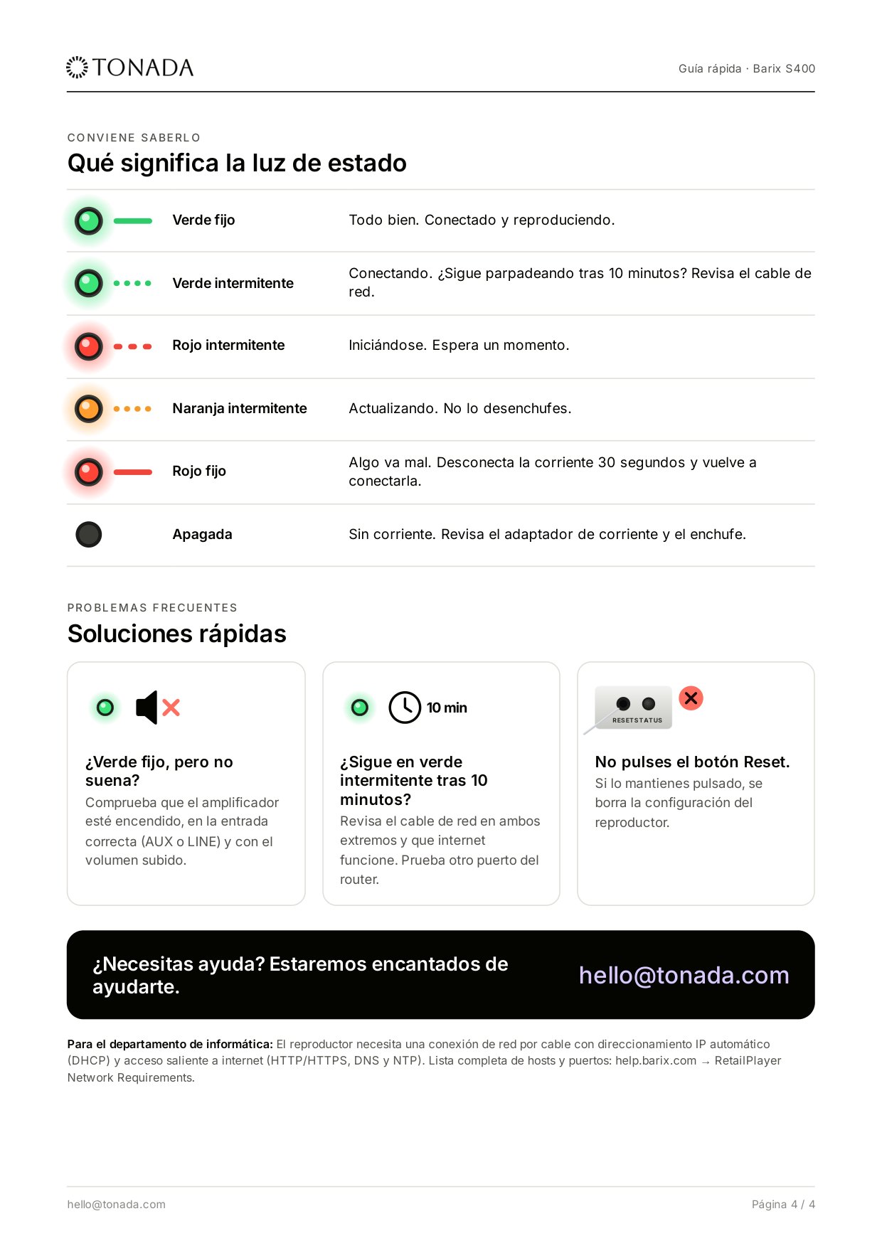 Guía rápida 4
